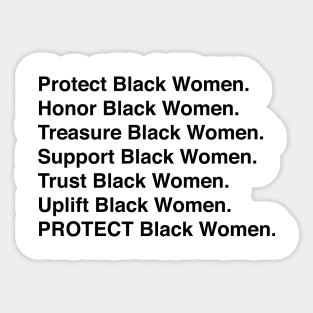 BLACK WOMEN Sticker